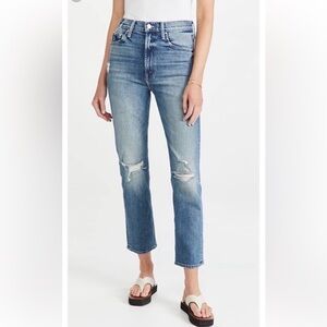 MOTHER Superior High waisted rider ankle far beyond the sky